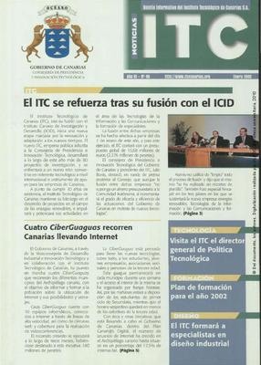 Noticias ITC : boletín informativo de Instituto Tecnológico de Canarias S.A.