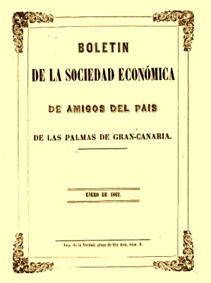 Boletín de la Sociedad Económica de Amigos del País de Las Palmas de Gran Canaria