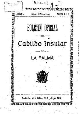 Boletín oficial del Cabildo Insular de La Palma