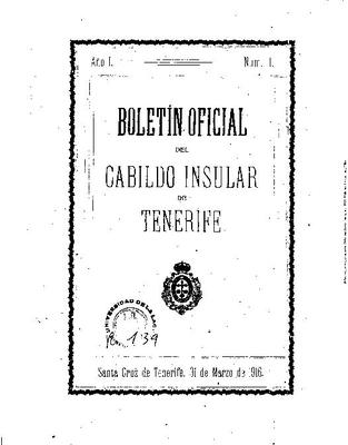 Boletín oficial del Cabildo Insular de Tenerife