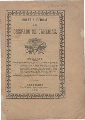 Boletín oficial del Obispado de Canarias