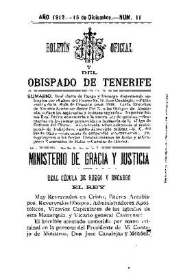 Boletín oficial del Obispado de Tenerife