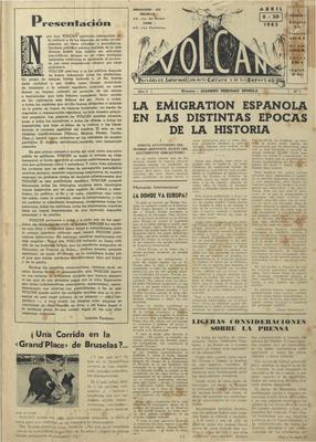 Volcán : periódico informativo de la cultura y de los deportes