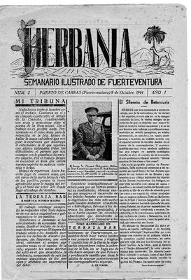 Herbania : semanario ilustrado de Fuerteventura