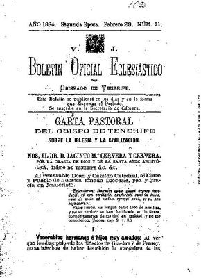 Boletín oficial eclesiástico del Obispado de Tenerife