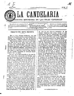 La Candelaria : revista religiosa de las Islas Canarias
