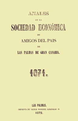Anales de la Sociedad Económica de Amigos del País de Las Palmas de Gran Canaria