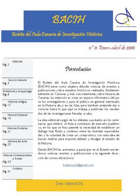 BACIH : Boletín del Aula Canaria de Investigación Histórica