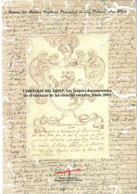 Boletín del Archivo histórico provincial de Las Palmas