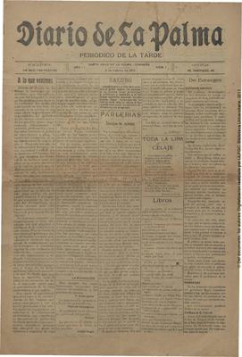 Diario de La Palma : periódico de la tarde