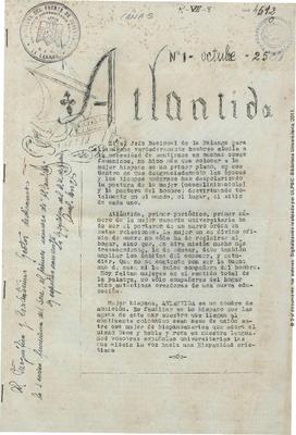 Atlántida : revista de la S.F. del SEU