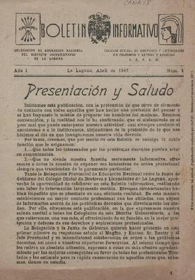Boletín informativo del Colegio oficial de doctores y licenciados en Filosofía y Letras y Ciencias