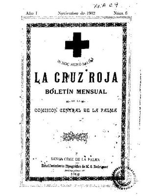 La Cruz Roja : boletín mensual de la Comisión central de La Palma