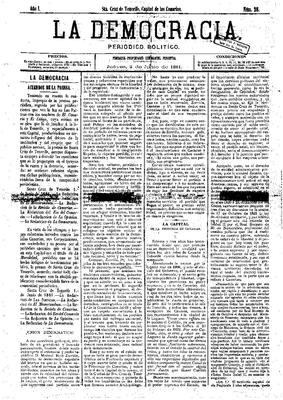 La Democracia : periódico político