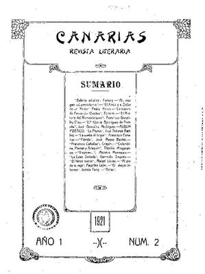 Canarias : revista literaria