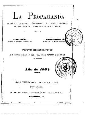 La Propaganda : periódico quincenal